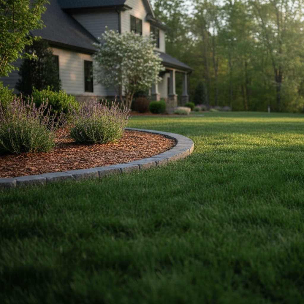 lawn edging no people
