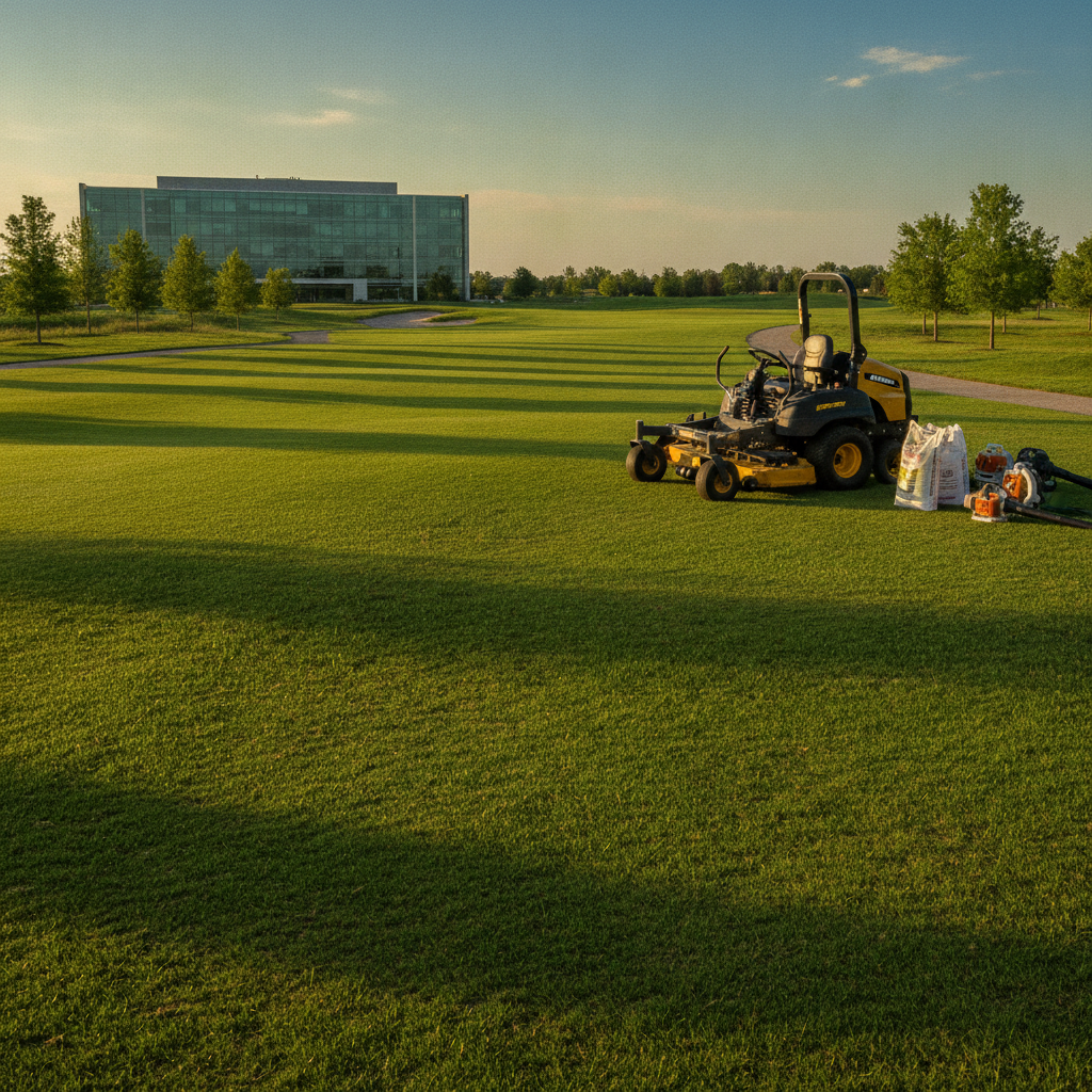 Commercial Lawn Care no people